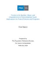 Trends in the Number, Share, and Characteristics of Disconnected Youth- Implications for Future Policies and Programs